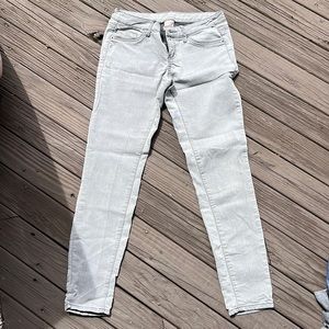 Mossimo ankle denim leggings. Grey.